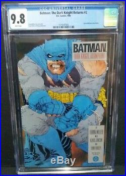 Batman The Dark Knight Returns #2 Cgc 9.8 Nm/mint Frank Miller Copper Age Key 2