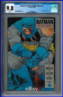 Batman The Dark Knight Returns 2 Cgc 9.8 Nm/mt White Pages 1st Print 1986 Miller