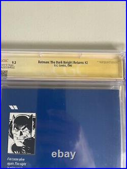 Batman The Dark Knight Returns #2 DC 1986 CGC 9.2 Signed by Frank Miller 1st P