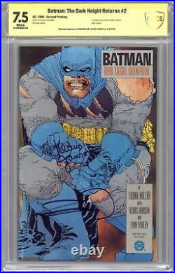 Batman The Dark Knight Returns #2 Miller 2nd Printing CBCS 7.5 SS 1986