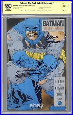 Batman The Dark Knight Returns #2 Miller 2nd Printing CBCS 9.0 Newsstand SS 1986