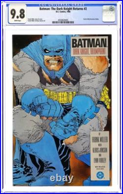 Batman The Dark Knight Returns #2 Miller Variant 1st Printing CGC 9.8 1986