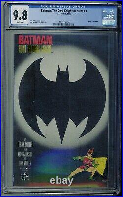 Batman The Dark Knight Returns #3 1986 DC CGC 9.8 White Pages
