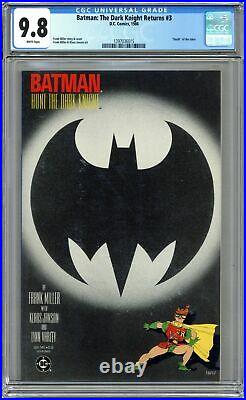 Batman The Dark Knight Returns #3-1ST CGC 9.8 1986 1397036015