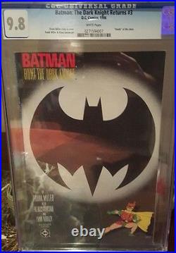 Batman The Dark Knight Returns #3 CGC 9.8 Death Joker! Frank Miller! F2 277 cm