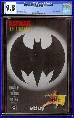 Batman The Dark Knight Returns # 3 CGC 9.8 White (DC, 1986) Death of Joker