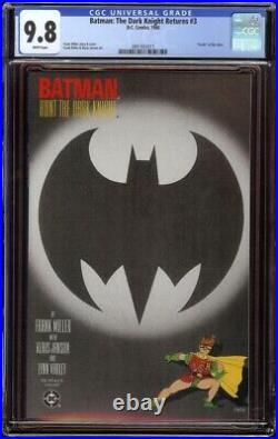 Batman The Dark Knight Returns # 3 CGC 9.8 White (DC, 1986) Death of Joker