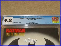 Batman The Dark Knight Returns #3 Death Of Joker CGC 9.8 NM+ DC 1986