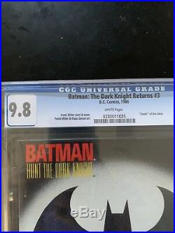 Batman The Dark Knight Returns #3 Death Of The Joker CGC 9.8 1986 DC