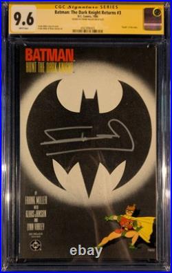 Batman The Dark Knight Returns 3 Death Of The Joker Cgc Ss 9.6 Signed Miller