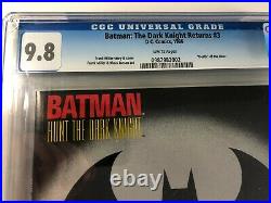 Batman The Dark Knight Returns #3 comic CGC 9.8