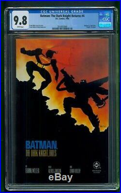 Batman The Dark Knight Returns #4 (1986) CGC Graded 9.8 Frank Miller Superman