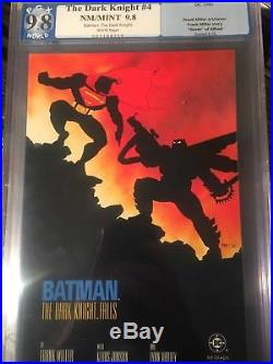 Batman The Dark Knight Returns #4 (86, DC) 9.8 PGX 1st Print, Death of Alfred