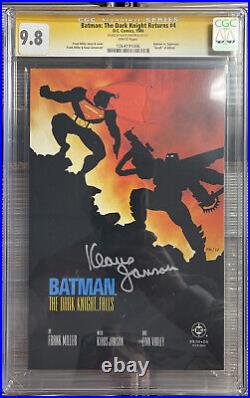 Batman The Dark Knight Returns 4 CGC 9.8 Signed Klaus Janson DC Comics