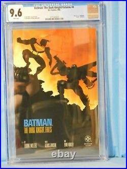 Batman The Dark Knight Returns #4 Cgc 9.6 White Pages 1st Print