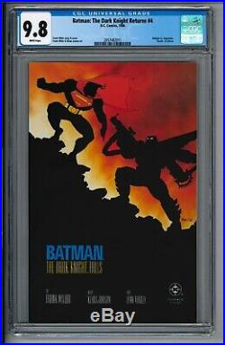 Batman The Dark Knight Returns 4 Cgc 9.8 Nm/mt White Pages Key Death Alfred 1986