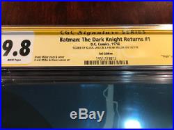 Batman The Dark Knight Returns CGC 9.8 NYCC Foil Variant SS Signed Frank Miller