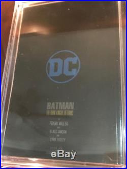 Batman The Dark Knight Returns CGC 9.8 NYCC Foil Variant SS Signed Frank Miller