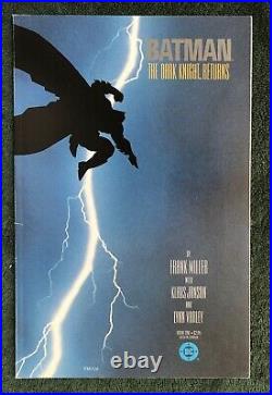 Batman The Dark Knight Returns Complete Set 1st Prints #1-4 Frank Miller