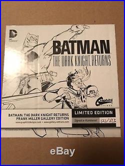 Batman The Dark Knight Returns Gallery (Limited) Edition Signed Frank Miller