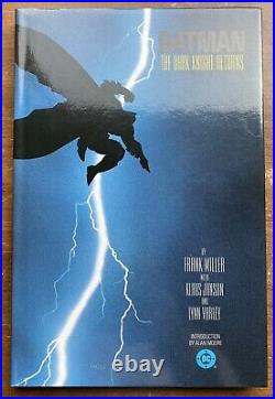 Batman The Dark Knight Returns Hard Cover 1st Print 1986 DC & Autographed /4000