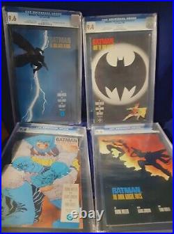 Batman The Dark Knight Returns Set #1,2,3,4 (DC Comics, 1986), CGC 9.6, 9.4