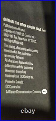 Batman The Dark Knight Returns by Frank Miller 1st Printing 1986