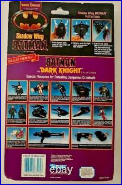 Batman The Dark Knight Series Shadow Wing Batman Action Figure Kenner 1990 MOC