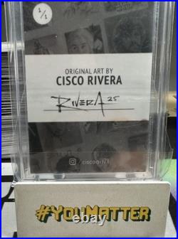 Batman The Dark Knight Trilogy PSC Sketch By Cisco Rivera