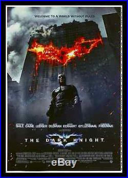 Batman The Dark Knight Uncut Color-bar Printer's Proof Movie Poster 1-sheets