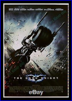 Batman The Dark Knight Uncut Color-bar Printer's Proof Movie Poster 1-sheets