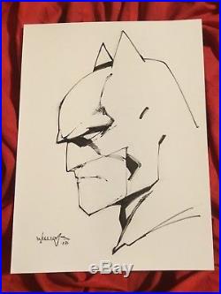Batman The Dark Knightoriginal Sketch Art By Scott Williamsinker For Jim Lee