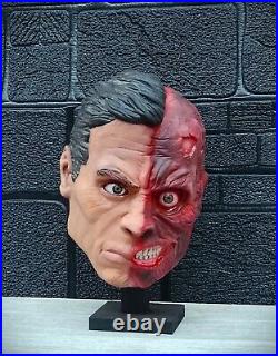 Batman. Two Face Latex Mask Handmade Fan art Arkham knight Version