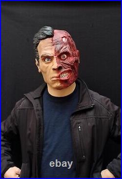 Batman. Two Face Latex Mask Handmade Fan art Arkham knight Version