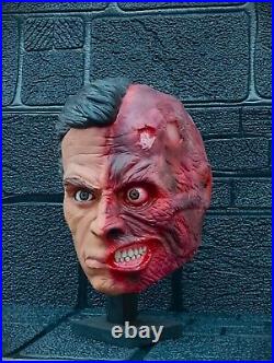 Batman. Two Face Latex Mask Handmade Fan art Arkham knight Version