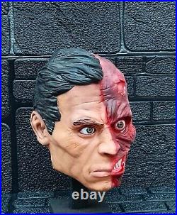 Batman. Two Face Latex Mask Handmade Fan art Arkham knight Version