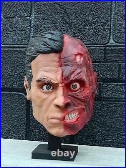 Batman. Two Face Latex Mask Handmade Fan art Arkham knight Version