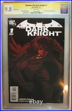 Batman the Dark Knight #1 Cover B New 52 CGC SS 9.8 Signed David Finch