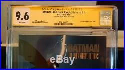 Batman the Dark Knight Returns 1, 1986 1st print CGC 9.6 NM+ Signed Frank Miller