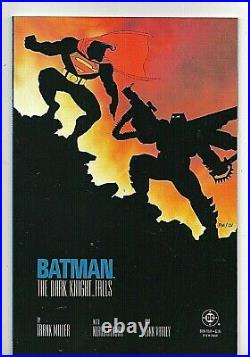 Batman the Dark Knight Returns #1,2,3 & 4 Complete Set/Frank Miller/1st Prints