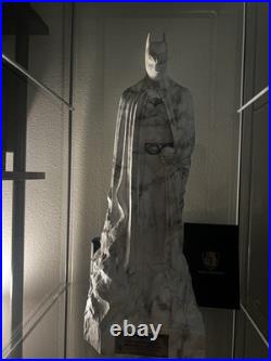 Beast Kingdom Master Craft Batman Dark Knight Memorial Statue white faux marble