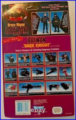 Bruce Wayne Quick Change Batman 4Dark Knight Collection 1990 Kenner (Unpunched)