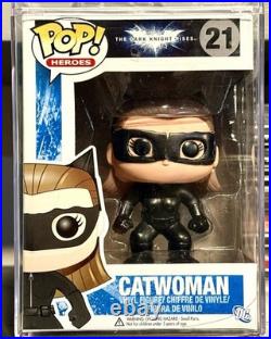CATWOMAN 21 Funko Pop THE DARK KNIGHT RISES 2012 RARE VAULTED withHARD STACK