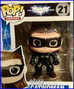 CATWOMAN 21 Funko Pop THE DARK KNIGHT RISES 2012 RARE VAULTED withHARD STACK