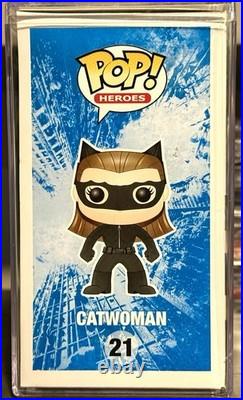 CATWOMAN 21 Funko Pop THE DARK KNIGHT RISES 2012 RARE VAULTED withHARD STACK