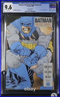 CGC 9.6 Batman The Dark Knight Returns #2 NEWSSTAND First Printing Frank Miller