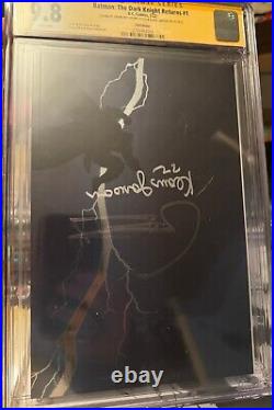 CGC 9.8 The Dark Knight Returns #1 Virgin Foil Miller/Janson SIGNED