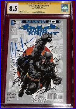 CGC SS BATMAN The Dark Knight # 0 signed by CHRISTIAN BALE! RARE Signature