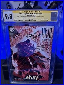 CGC Signature Series Dark knight 3 The master Race 9.8 Sign By Frank Miller