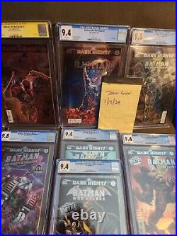 CGC comic lot Dark Nights Batman One-Offs Batman who laughs, Red Death, 7 TOTAL